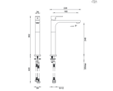 Abey Gareth Ashton Park Avenue High Basin Mixer - Chrome